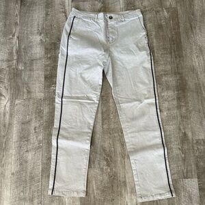 Rag Poets Men’s Jeans with Strip Panels